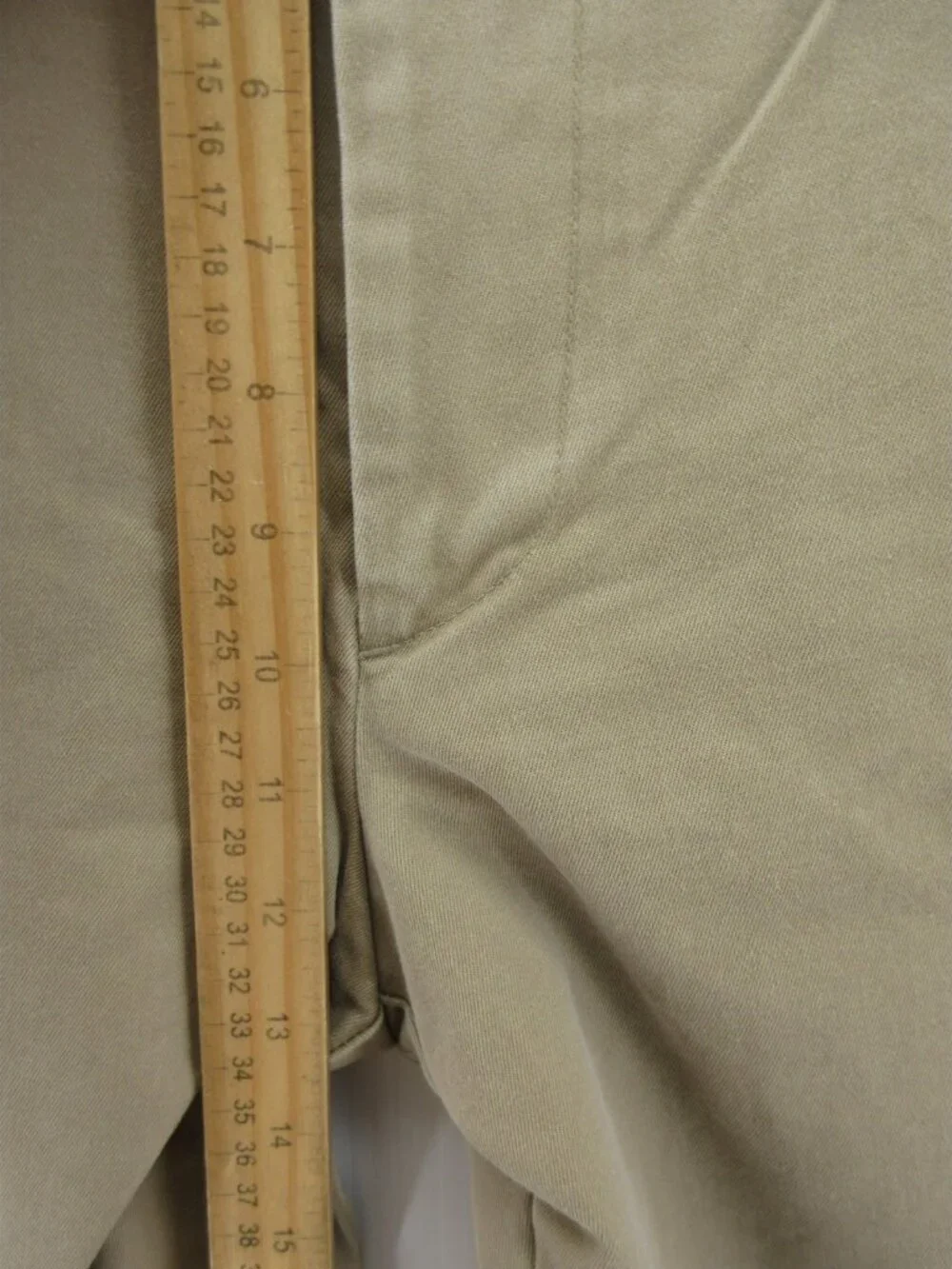 VINTAGE Banana Republic Pants 40 L Khaki Classic Rider Slim 40X34 NEW